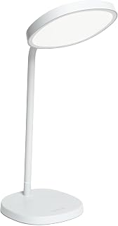 Lumie Task Light Therapy LED Desk Lamp, White Mist