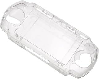 KlsyChry Transparent Hard Shell Case Cover Compatible with PSP 2000/3000, Replacement Protective PSP 2000 3000 Crystal Clear Housing Case