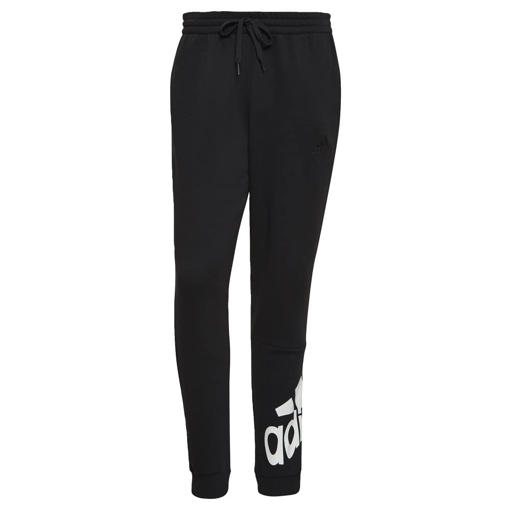 adidas Essentials Men's Athletic Tapered Logo Fleece Pant