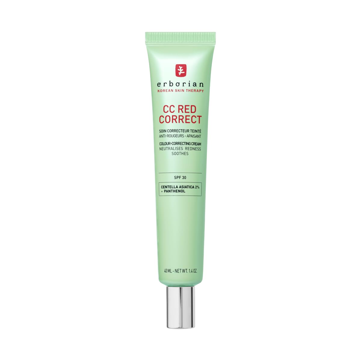 Erborian - CC Red Correct - Anti Redness Tinted Face Cream with Centella Asiatic