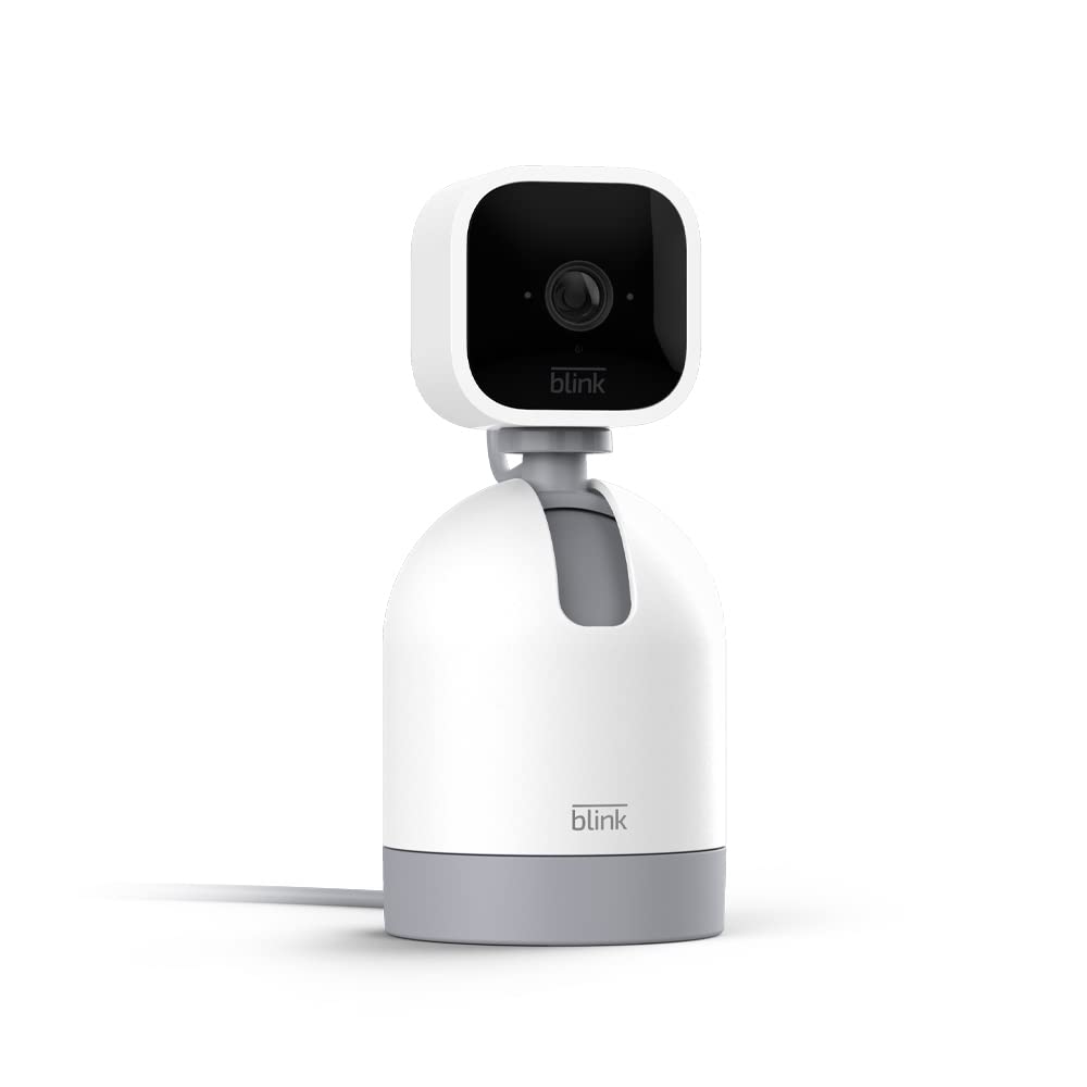 Blink Mini Pan-Tilt Camera (newest model), Rotating indoor plug-in smart securit