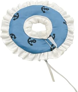 Quhoxdye Adjustable Guinea Pig Recovery Cone Collar for After Surgery, Soft Pet Recovery Collar for Rabbits/Chinchilla/Kittens After Surgery Wound Healing, Neck Collar for Small Animals (Blue, M)