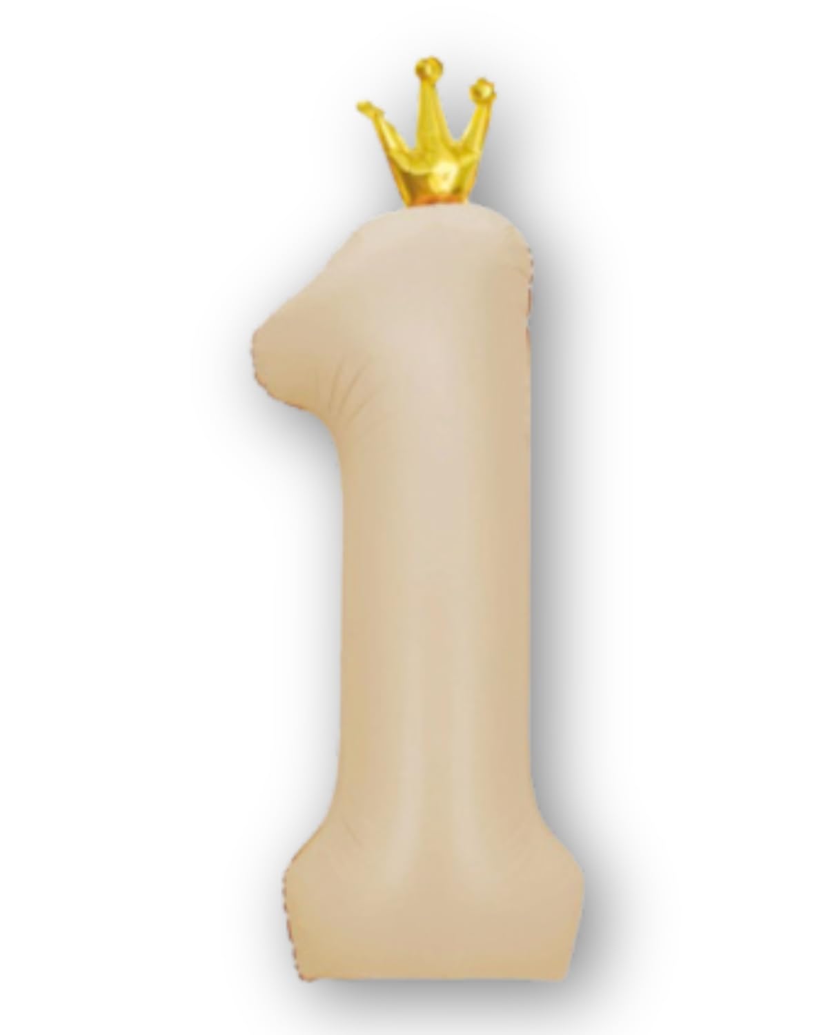 La Kissa Number Balloon, Birthday Decoration, Balloon with Crown, 40 inches, Lar