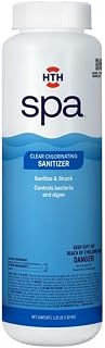 HTH Spa 86134R, Clear Chlorinating Sanitizer, 2.25 lbs | Spa & Hot Tub Chemical Controls Bacteria and Algae, Convenient and Easy-to-Use Sanitizer