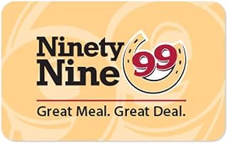 Ninety Nine Restaurants eGift Cards | Digital Delivery