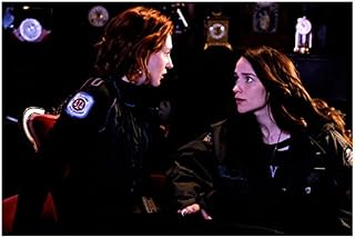 Melanie Scrofano as Wynonna Earp Talking with Katherine Barrell 8 x 10 Inch Photo