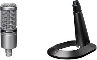 【Amazon.co.jp Exclusive】 Audio Technica Condenser Microphone AT2020GM & Microphone Stand AT8703