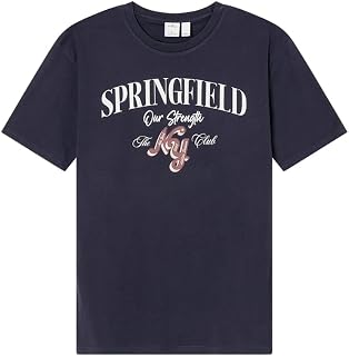 SPRINGFIELD T Shirt with Logo Men's Logo T-Shirt