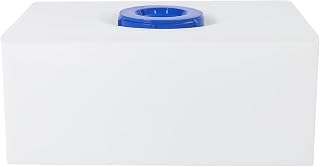 Thickened RV Fresh Water Tank for Trailer, 21.26x13.39x9.45in, 10.6Gal | LLDPE RV Water Storage Tank for Narrow Space, Shock Ab-sorbent, An-ti-Leak, -40°F~140°F Temp, for Boat (non-drinking water)