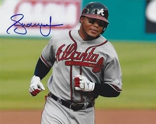 Autographed Andruw Jones 8x10 Atlanta Braves Photo