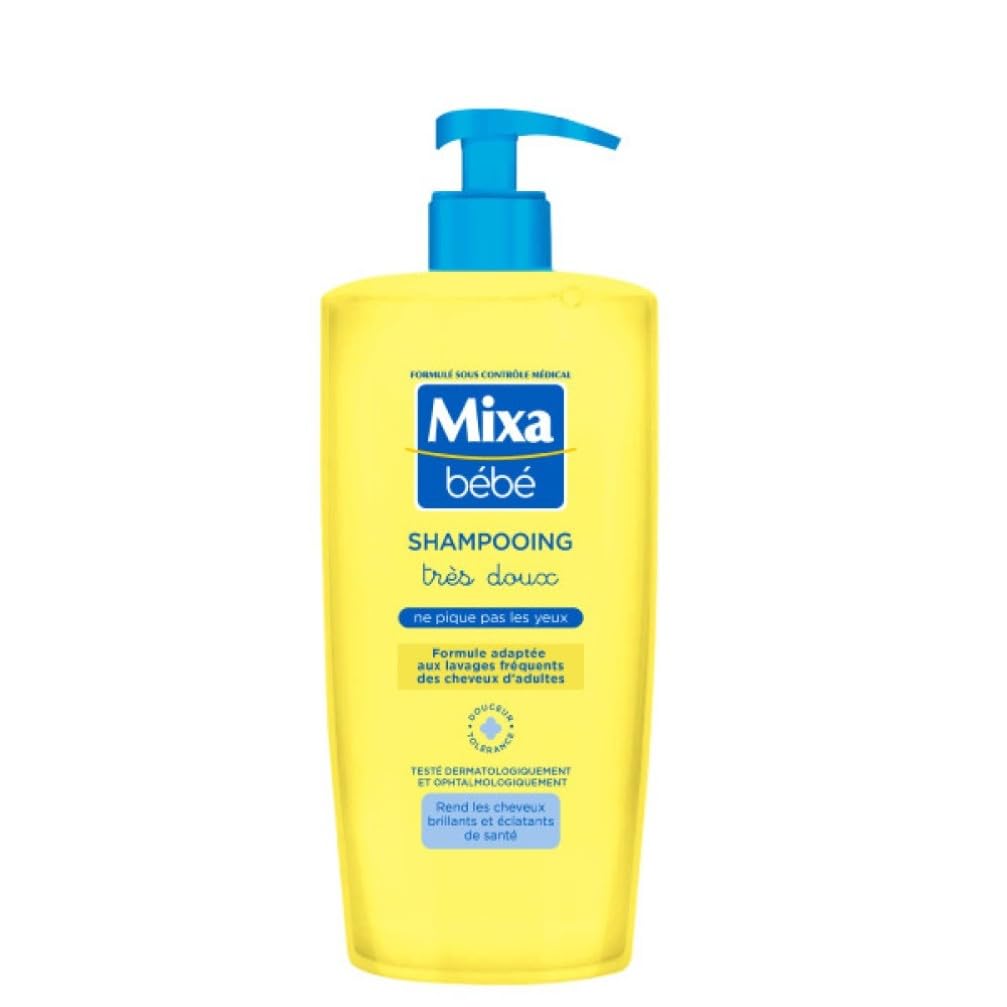 Mixa Bébé Shampooing Très Doux Cuir Chevelu Bébés Adultes 750ml