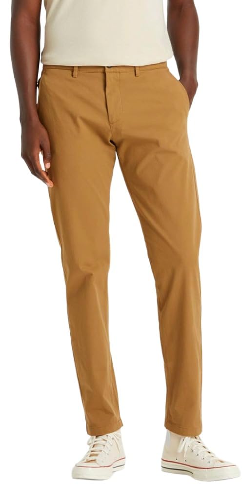 Dockers Men's Crafted Khaki Trousers, Slim Tapered