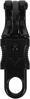 VILLCASE Equestrian Panic Snap, Quick Release Horse Tack Hook, Black | Zinc Alloy Spring Snap Hardware for Lead Ropes, Harness and Stable Use, 10.2x3.3cm