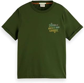 Scotch & Soda Women's Left Chest Artwork T-Shirt
