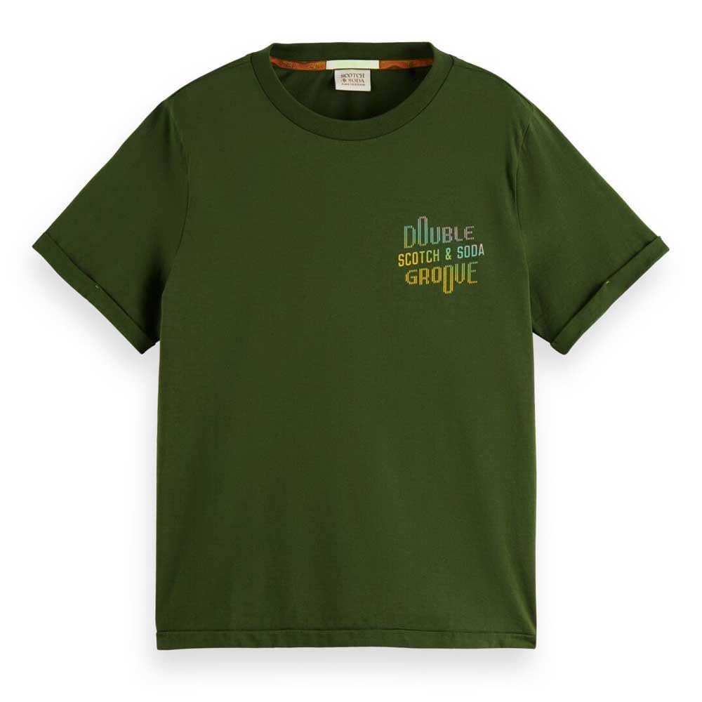 Scotch & Soda Women's Left Chest Artwork T-Shirt