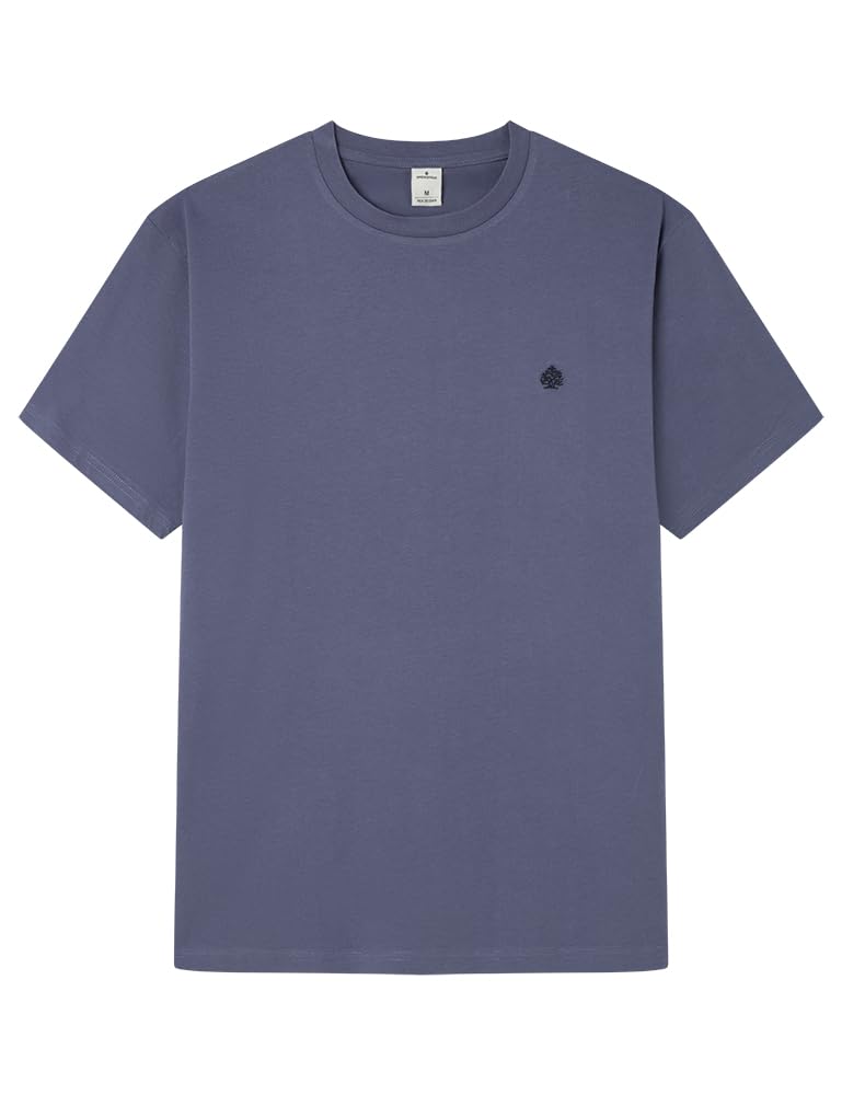 Springfield Basic SS T-Shirt with Tree Embroidery Camiseta Bordada Hombre (Pack 
