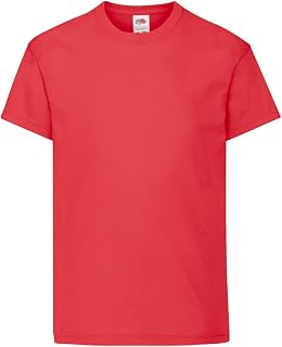 Fruit of the Loom Boy's Valueweight T Kids T-Shirt (Pack of 2)