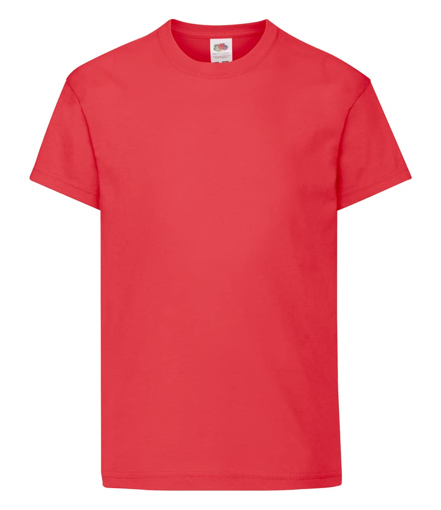 Fruit of the Loom Boy's Valueweight T Kids T-Shirt (Pack of 2)