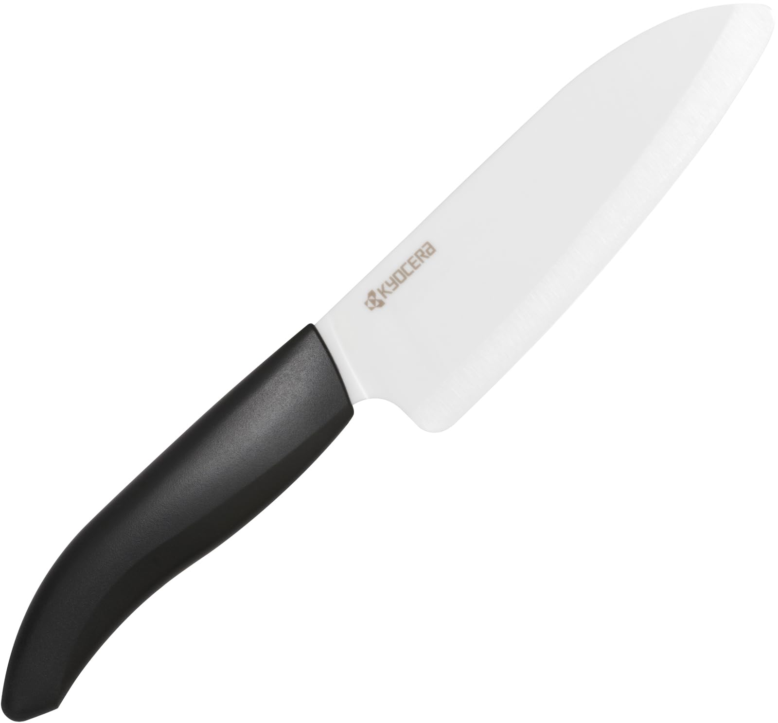 Kyocera FKB-140SBK Bio Resin Handle Ceramic Knife, Santoku Knife, Small, 5.5 inc