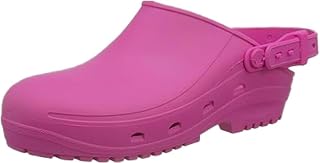REPOSA Max - Sanitary Clogs for Women and Men in Rubber with SRC Non-slip Sole, Anatomical Sanitary Slippers with Adjustable Strap, Sterilizable Anti-Shock Breathable Lightweight Shoes