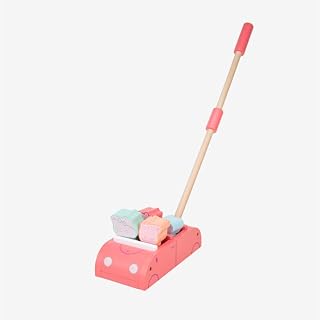 Peppa Pig Grow Push Along Family Car for Toddlers 12+ Months Wooden Push Toy with Removable Figures Encourages First Steps Balance and Imaginative Play