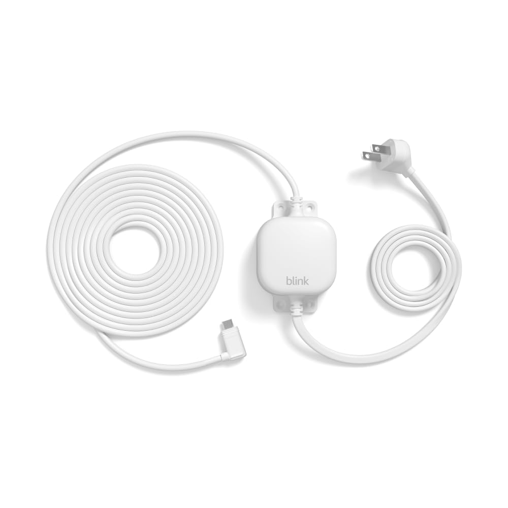 Blink Weather Resistant 13ft Power Adapter for Blink Mini 2, Mini 2K+, Outdoor 4