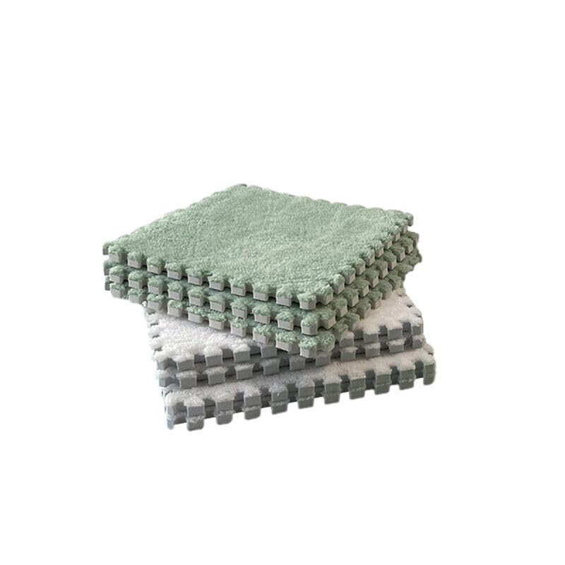 LALOCAPEYO 10 EVA Foam Pads 11.8 X 11.8 Inches Interlocking Carpet Tile Fluffy G
