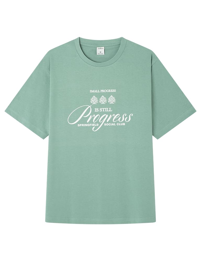 Springfield 7ic Camiseta Perchero Naming Progress Camiseta Hombre (Pack de 1)