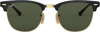 Ray-Ban RB3716 Clubmaster Metal Square Sunglasses for Men for Women