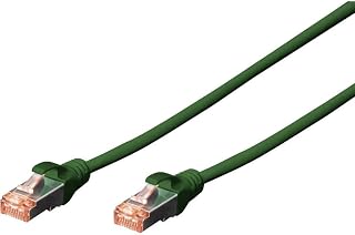 DIGITUS Cat 6 LAN Cable - 10m - 5pcs - S/FTP Shielded - Green