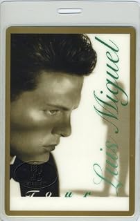 Luis Miguel 1997-98 Laminated Backstage Pass All Access