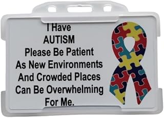 Concrete Sandwiches Autism Awareness I.D. Card, Holder & Lanyard