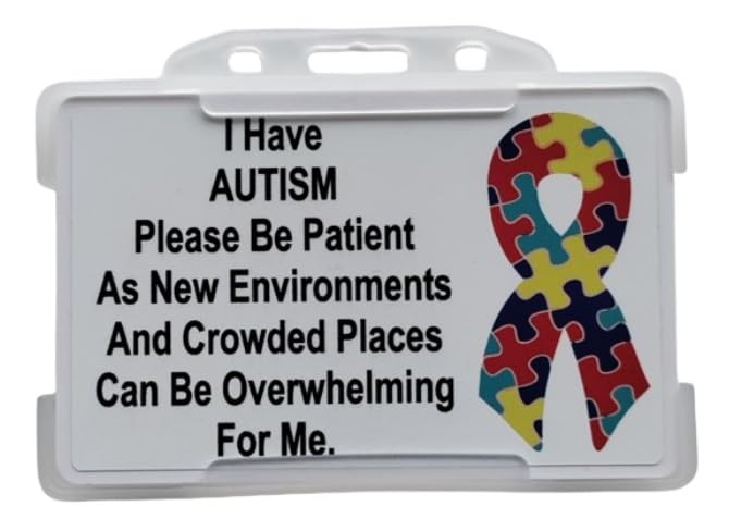 Concrete Sandwiches Autism Awareness I.D. Card, Holder & Lanyard