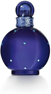 Britney Spears Midnight Fantasy 100 ml, Eau de Parfum for Women | Floral Amber Fruity Fragrance, Notes of Exotic Plum, Velvet Iris and Amber, Midnight Blue Bottle