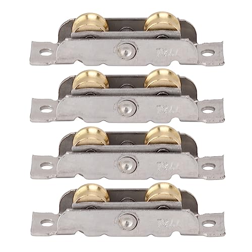 Sliding Patio Door Roller Assembly, Ball Bearing Wheels, 4 Pack | Stainless stee