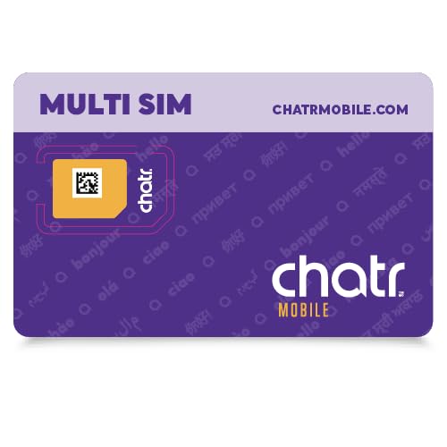 chatr Prepaid Wireless SIM Card | Activate in Minutes | Canada-Wide Coverage | K