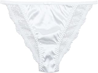 Sexy bikini briefs with lace cut and elastic waist