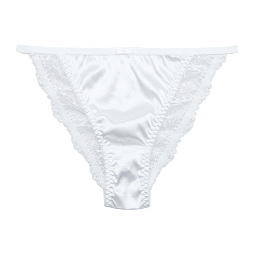 Sexy bikini briefs with lace cut and elastic waist