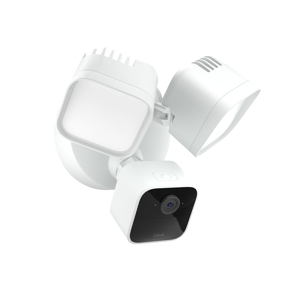 Blink Wired Floodlight Camera, Smart security camera, 2600 lumens, HD live view,