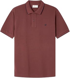 Springfield SS Polo Pique Slub Tippings with Tree Embro8idery. 100% Bci Cotton Polo Men