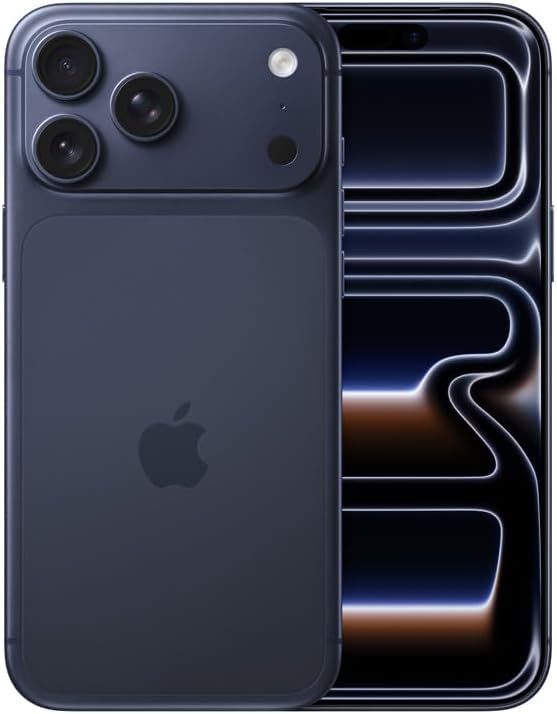 Apple iPhone 17 Pro Max, 256GB, Global Sim, Deep Blue - Unlocked (Renewed) | Glo