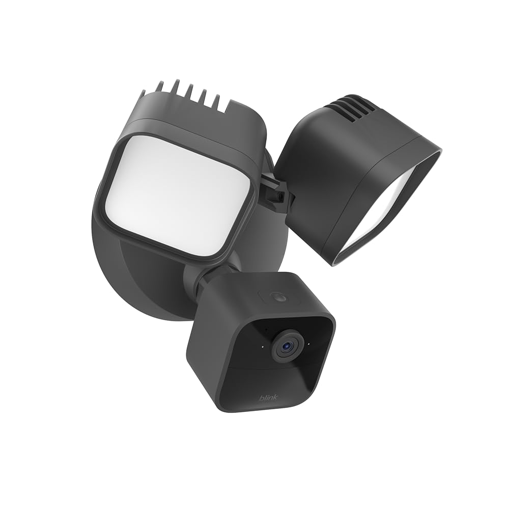 Blink Wired Floodlight Camera - Smart security camera, 2600 lumens, HD live view
