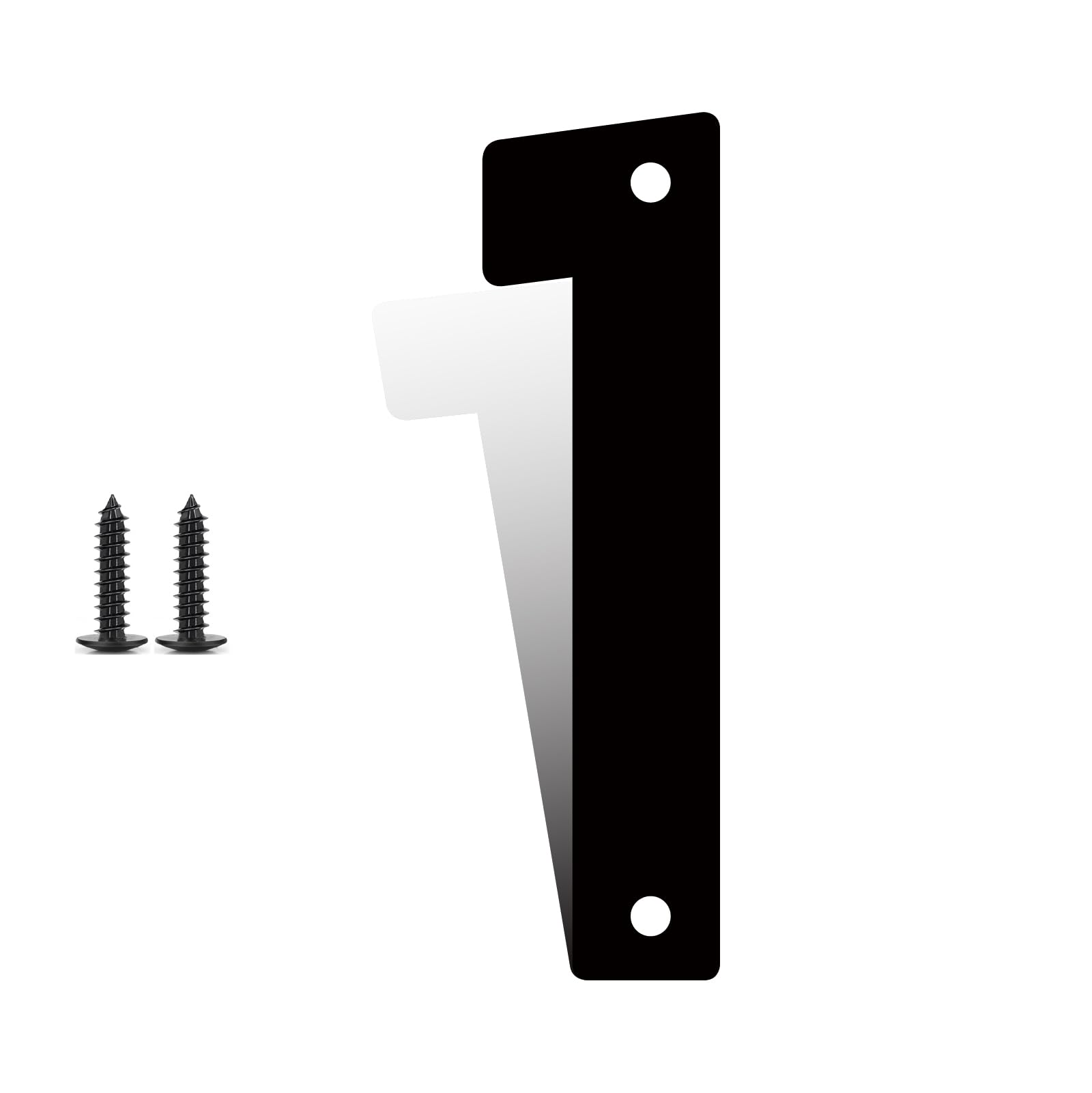 3" 4" 5" 6" 8" 10" Metal House Numbers, Metal Address Numbers, Modern Black Hous