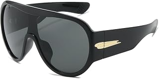 YAMEIZE Retro Oversized Pilot Sunglasses for Women Men Large Oversize Round Sunglasses Big Frame