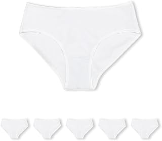 Conte 5 Pack Women's Cotton Briefs Elegant Breathable with Elastic Band Low Waist Hipster Underwear LB 2014