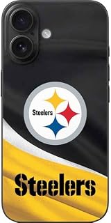 Skinit Decal Phone Skin Compatible with iPhone 17 - Officially Licensed NFL Pittsburgh Steelers Design