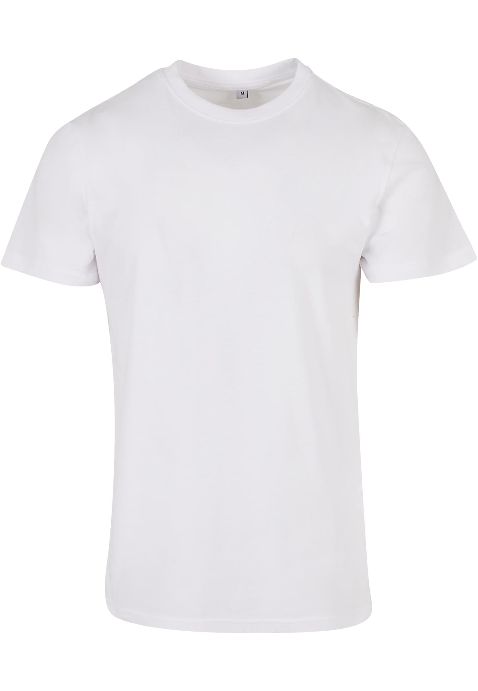 Build Your Brand Men Basic Round Neck T-Shirt 1/3/5 Pack