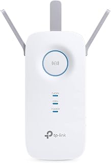 TP-Link RE550 AC1900 WiFi 5 Repeater, Dual Band, 1 GE Port, EasyMesh | WiFi Signal Amplifier Stable connection. Access Point Mode. WPS button for Easy Setup. Tether app.