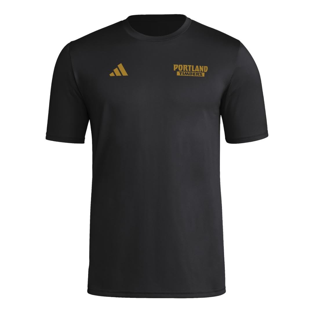 adidas Portland Timbers Local Warp Pre-Game Short Sleeve T-Shirt Portland Timber