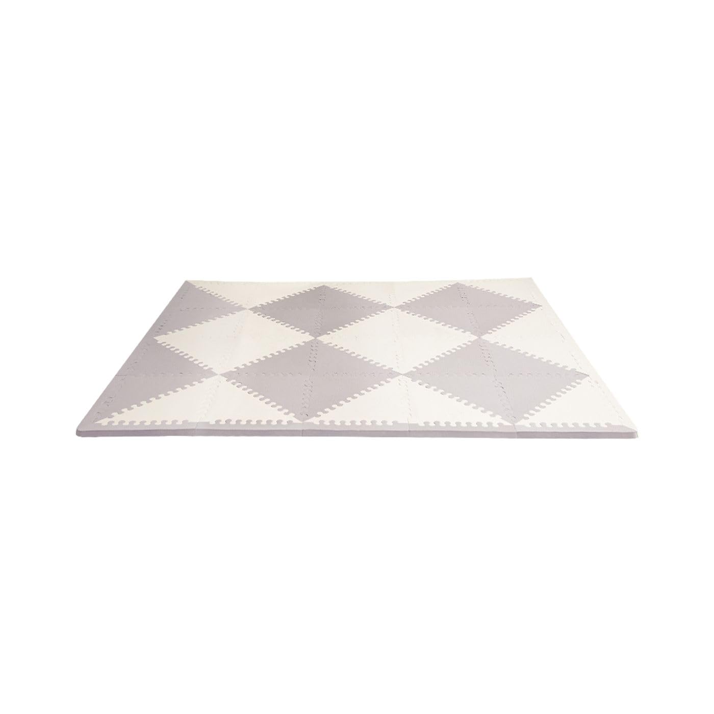 Skip Hop Baby Play Mat, Interlocking Foam Floor Tiles, 70" x 56", Playspot, Grey
